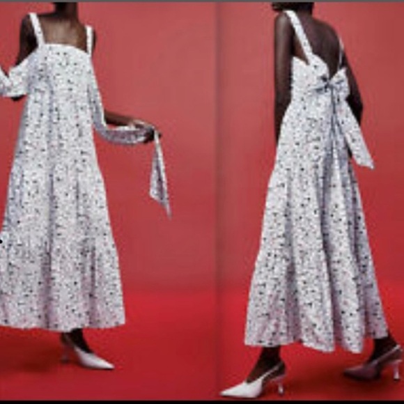 ZARA PRINT DRESS SIZE S - Picture 14 of 17